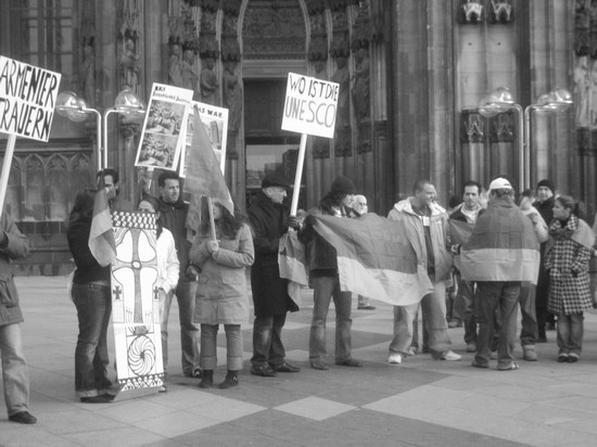 Kundgebung Mahnwache in Köln am 4.Januar.2006