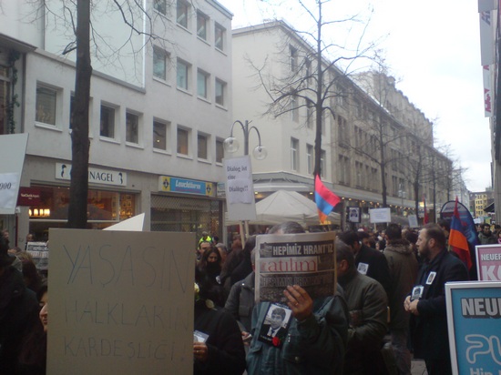 Trauermarsch - Hrant Dink - Januar 2007 Köln