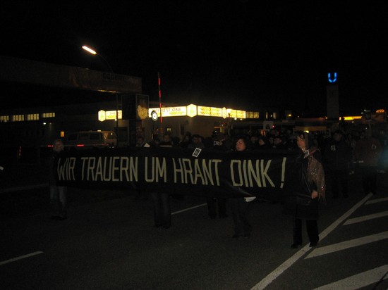 Trauermarsch - Hrant Dink - Januar 2007 Hamburg