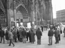Kundgebung Mahnwache in Köln am 4.Januar.2006